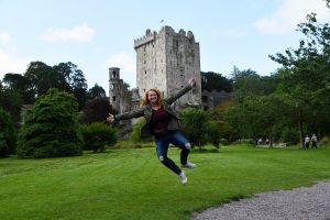 Auburn Student Pictured in front of Blarney Castle 